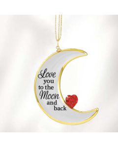"Love You to the Moon" Ornament