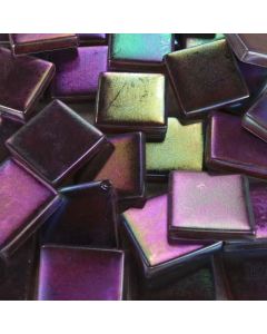 Iridescent Finish Crystal Tile - IRID WALNUT