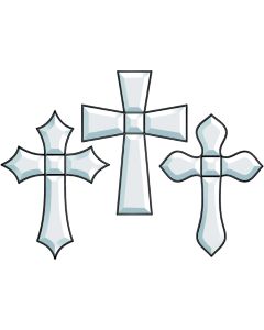 Three Crosses Bevel Cluster