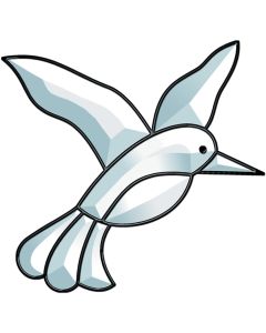 Small Hummingbird Bevel Cluster