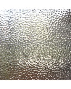 Wissmach Clear Hammered Glass, closeup