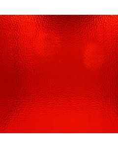Wissmach Red Cathedral Hammered Glass, backlit