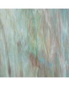 Wissmach Light Pink, White & Blue Glass