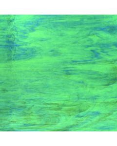 Wissmach Mystic Medium Green, Dark Blue & White Glass