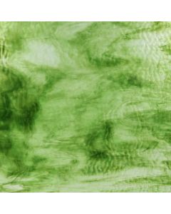 Youghiogheny Ice White and Green Ripple Stipple Glass