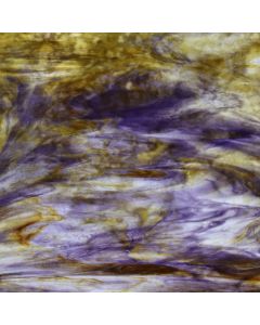 Youghiogheny Ice White, Silver Yellow, Purple Stipple Glass