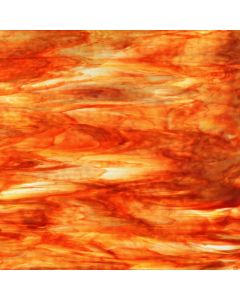 Youghiogheny Ice White, Red Stipple Glass