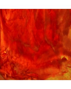 Youghiogheny Cherry Red with White Opal Stipple Glass