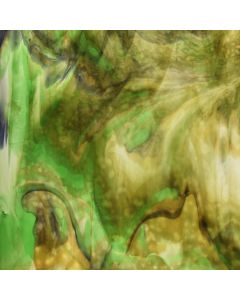 Youghiogheny Landscape, Ambers, Greens, Browns Stipple Glass