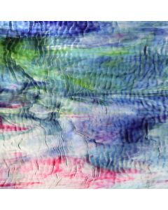 Youghiogheny Blue, Green, Purple Stipple Glass