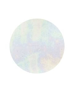 Clear 12" Circle Luminescent Fusible 96 Glass