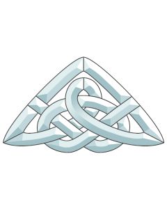 Celtic Knot Bevel Cluster, 8-1/8" x 13-3/4"