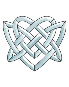 Celtic Knot Bevel Cluster, 8-5/8" x 10"