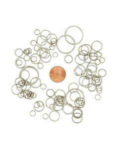 Jump Rings, Mixed Sizes, 1 oz. bag