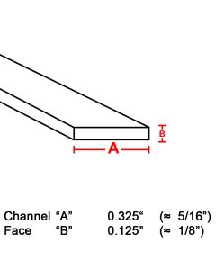 Zinc Rebar, 6' strip