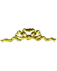 String Ribbon Brass Accessories, pack/4