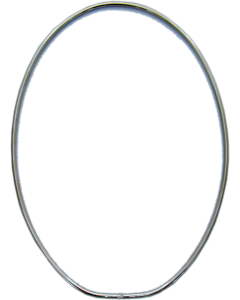 Oval Wire Frames, 8-1/2" x 5-3/4", pack/6