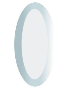 Clear Oval Bevel, 2" x 4"