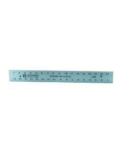 Aluminum Ruler, 2" x 18", without backing