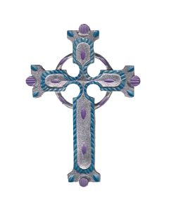 Fancy Celtic Cross Hand Cast Sculpture