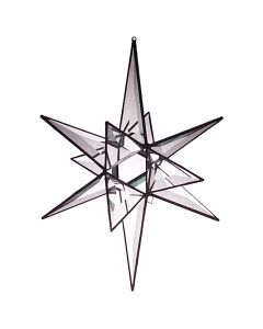 3-D Open Star Favorite Christmas Bevel Cluster