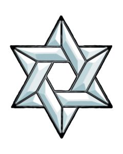 Star of David Bevel Cluster