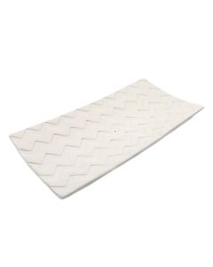 Chevron Rectangular Platter Slumping Mold