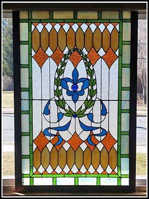 Local Artist: Michael Golden Window Panel