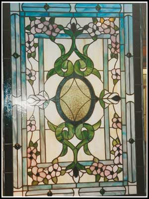 Local Artist: Michael Golden Window Panel