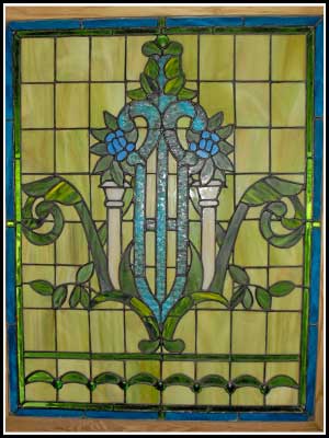 Local Artist: Michael Golden Window Panel