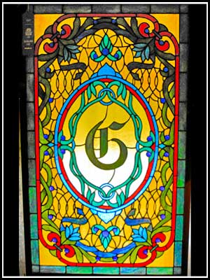 Local Artist: Michael Golden Window Panel