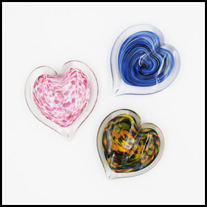 Heart Hot Glass Option